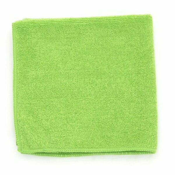 Hospeco 2502-GREEN- Hospeco 16x16in Microfiber Towel Green Green, 12PK 2502-GREEN-DZ